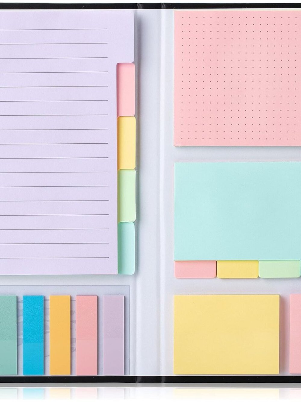 Sticky Notes Set, 410 Pack, Ruled